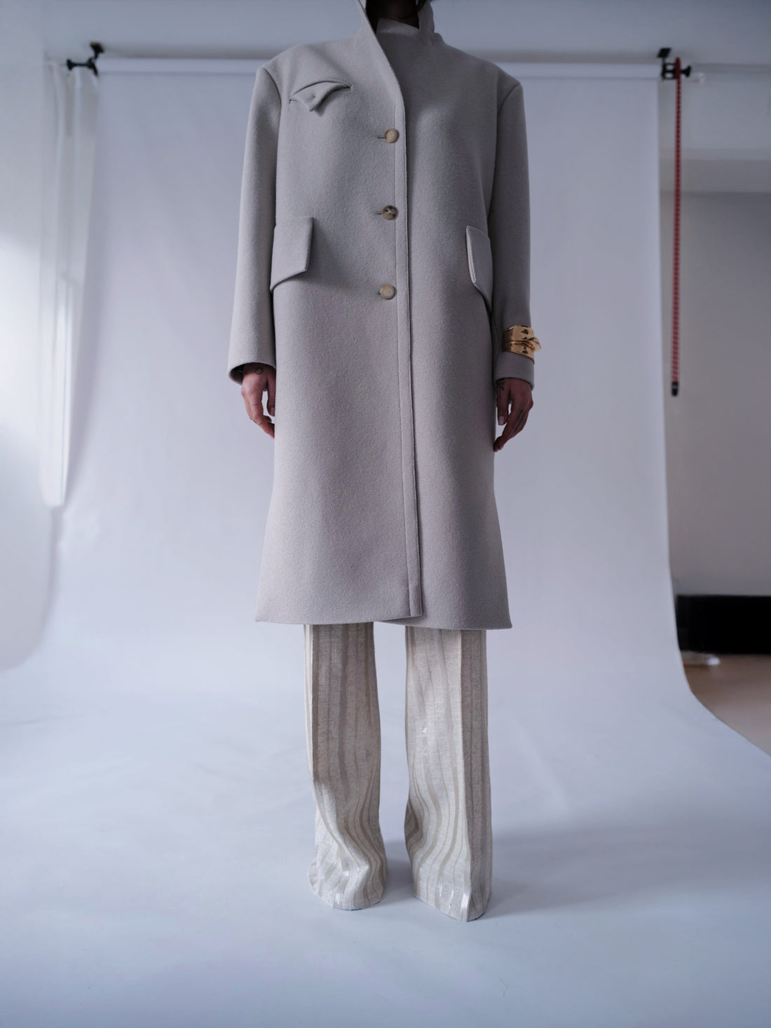 Light Wool Felt Coat ROMA SS25