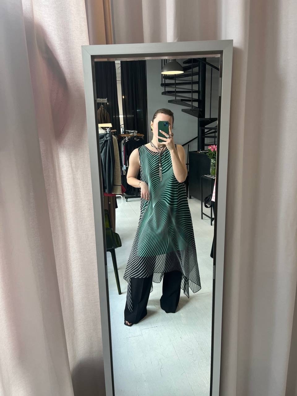 Silk Dress WAVE SS25