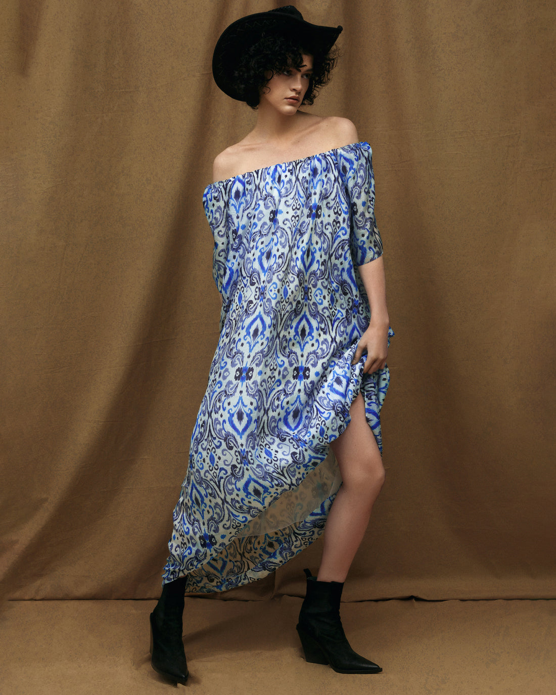 Chiffon Silk Dress COCOON SS24 (Last item)