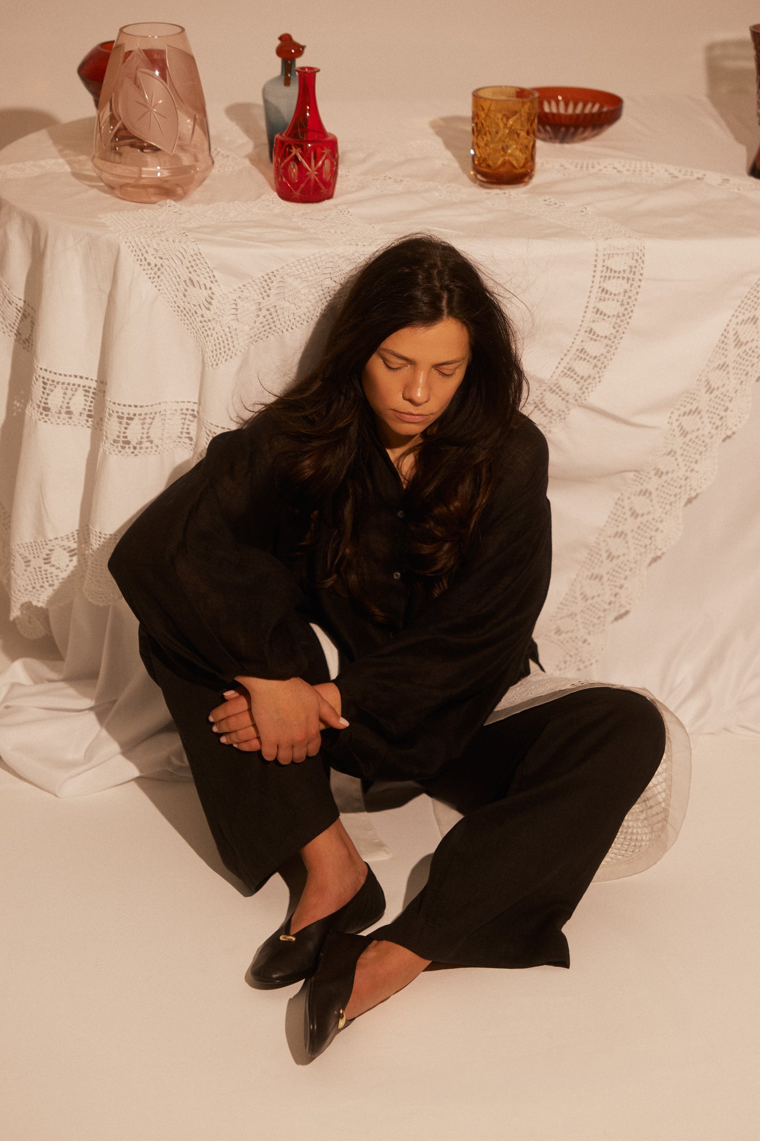 Black Light  Linen Shirt MONACO SS26