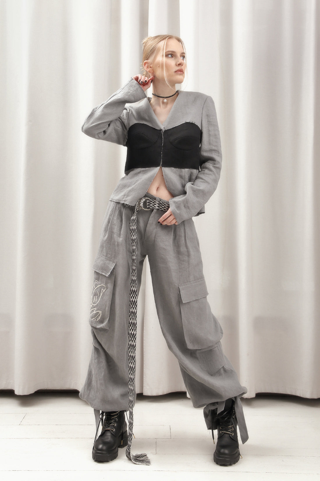 Linen Corset Jacket  GERTRUDA