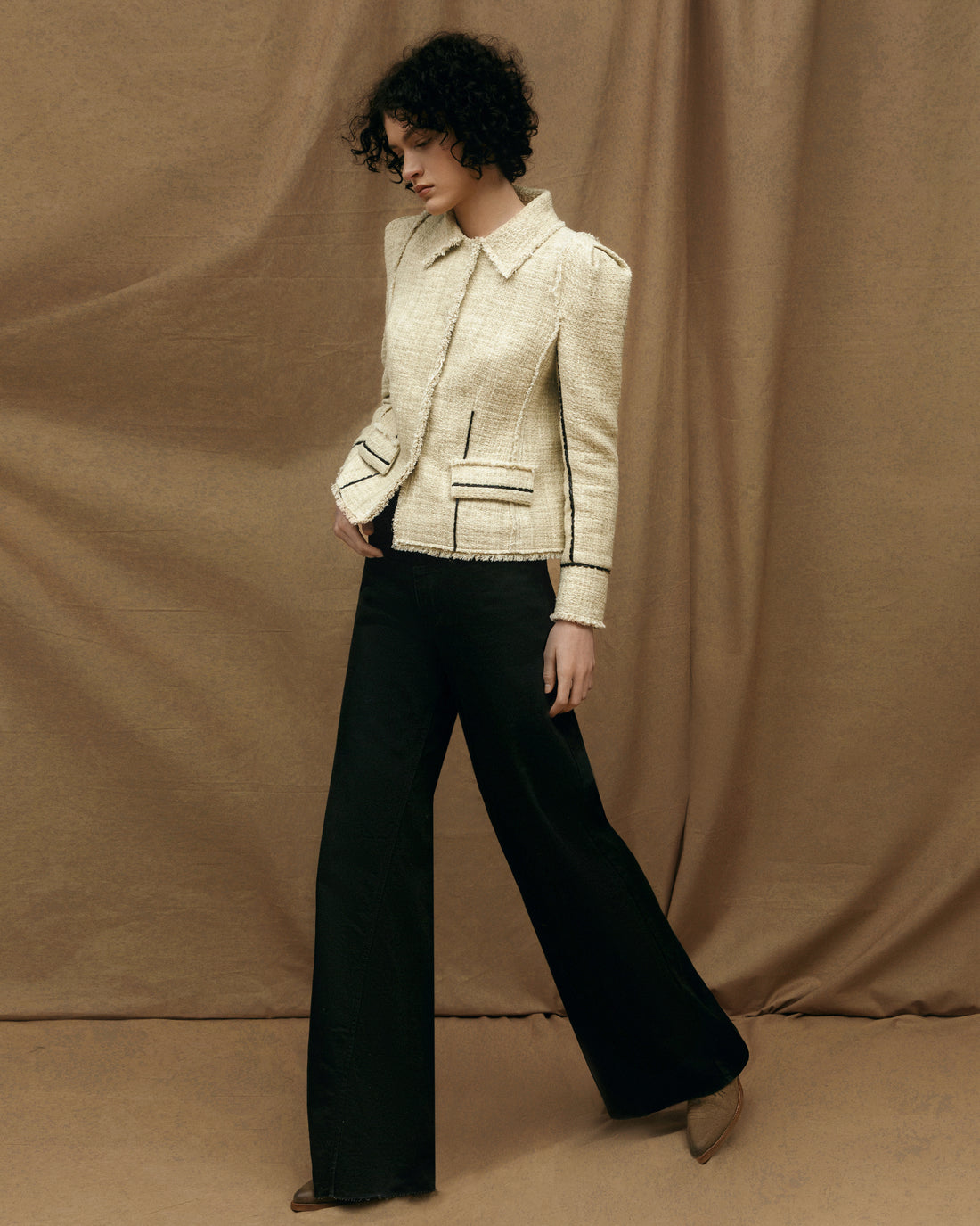 Palazzo Jeans Black Denim (Pre-order)