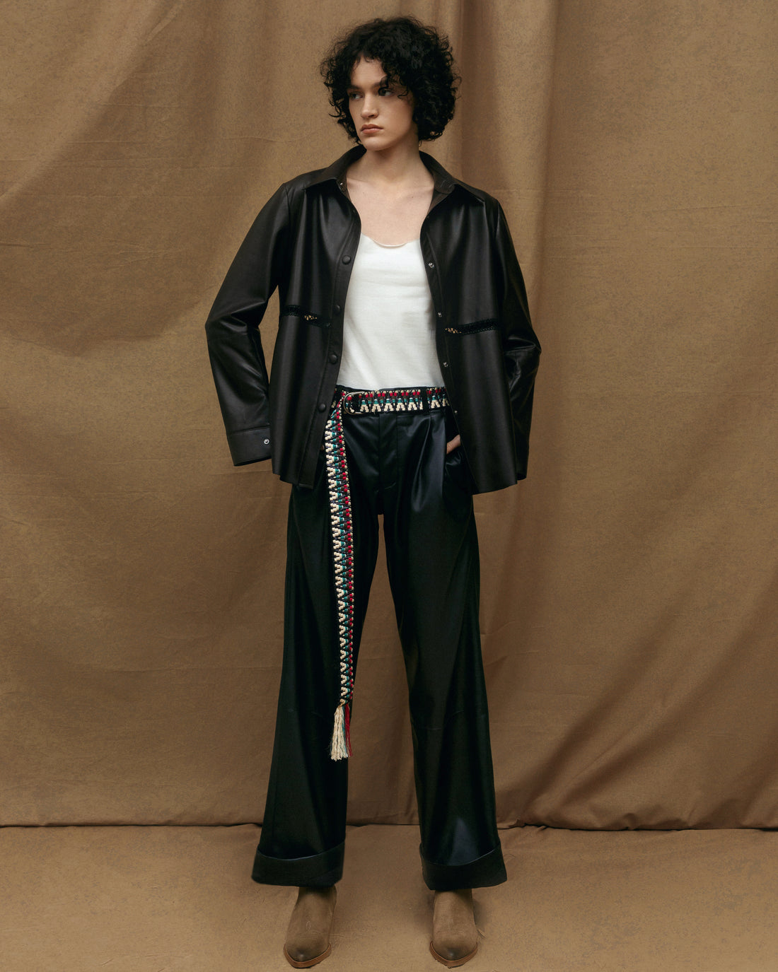 Eco-Leather Shirt EMMA (Pre-order)