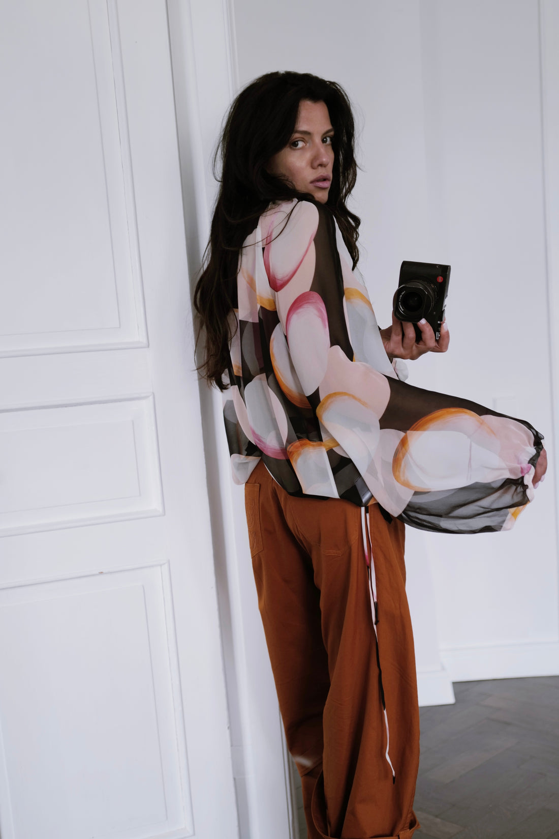 Floral Print Silk Blouse VALERY SS26( new colours available in studio )