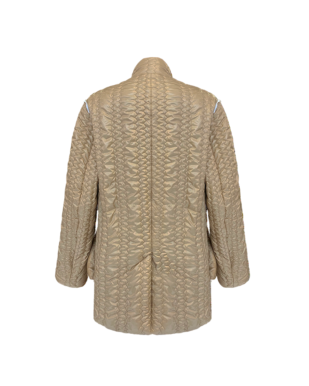 SHORT GOLD QUILTED JACKET AW23/24