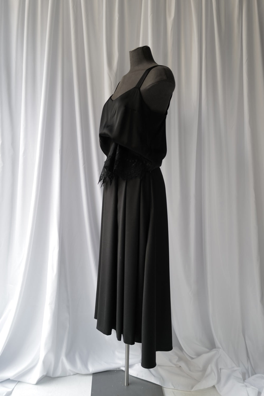 Midi Skirt With Front Pleats