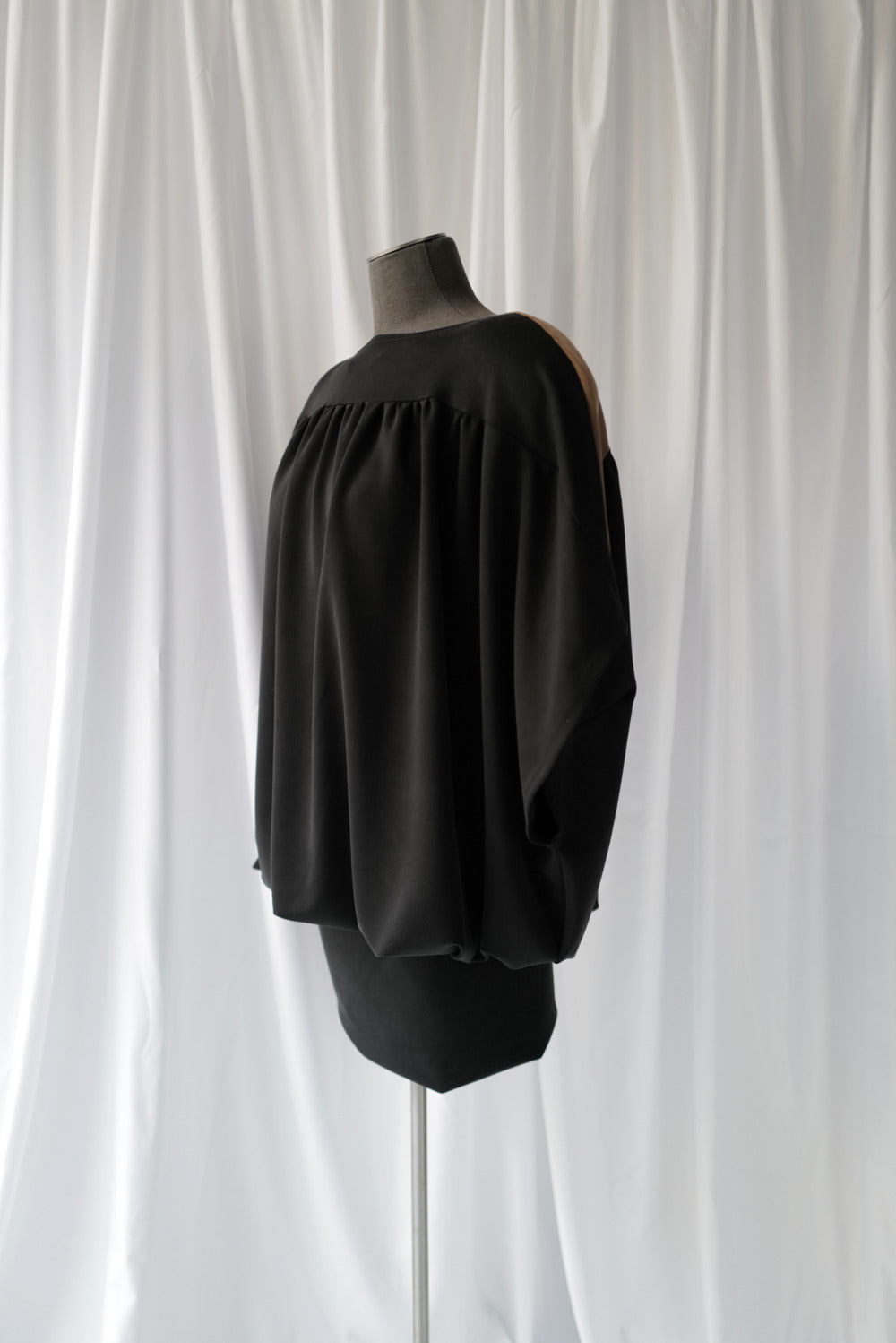 Jersey Cupro Cocoon Dress-Tunic AW25