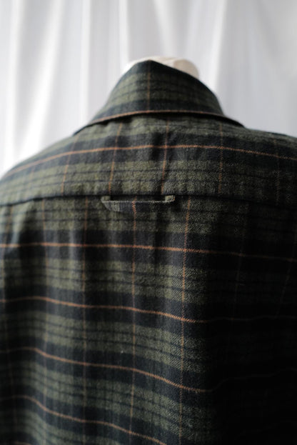 Ultra-Soft Cotton Flannel Shirt AW25 Royal Green