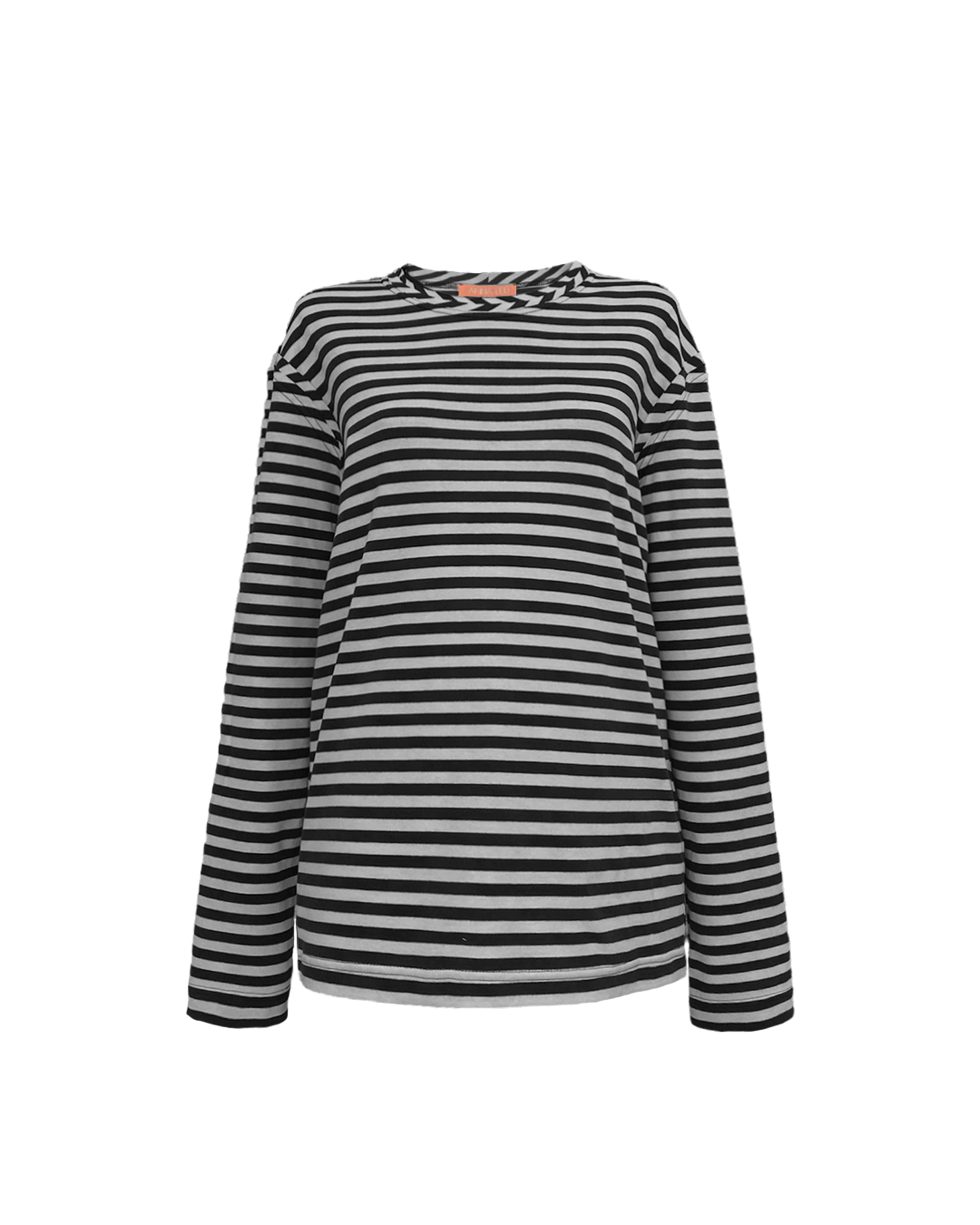 ORGANIC COTTON LONG-SLEEVE T-SHIRT WITH STRIPES