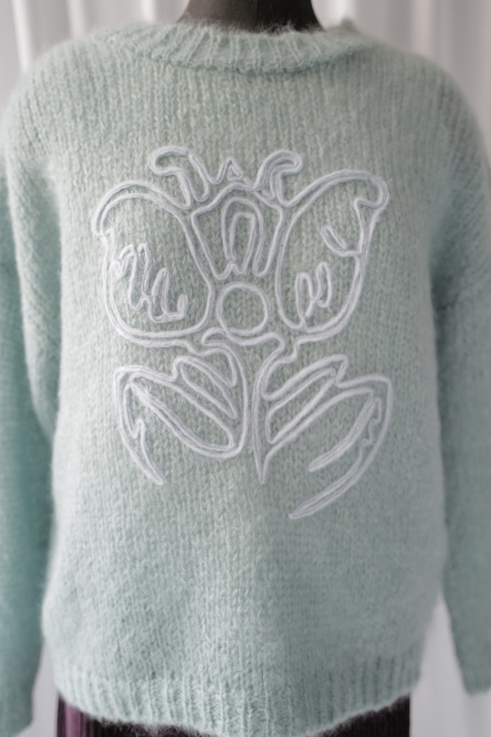 Alpaca and Mohair Knitted sweater  IRIS AW25