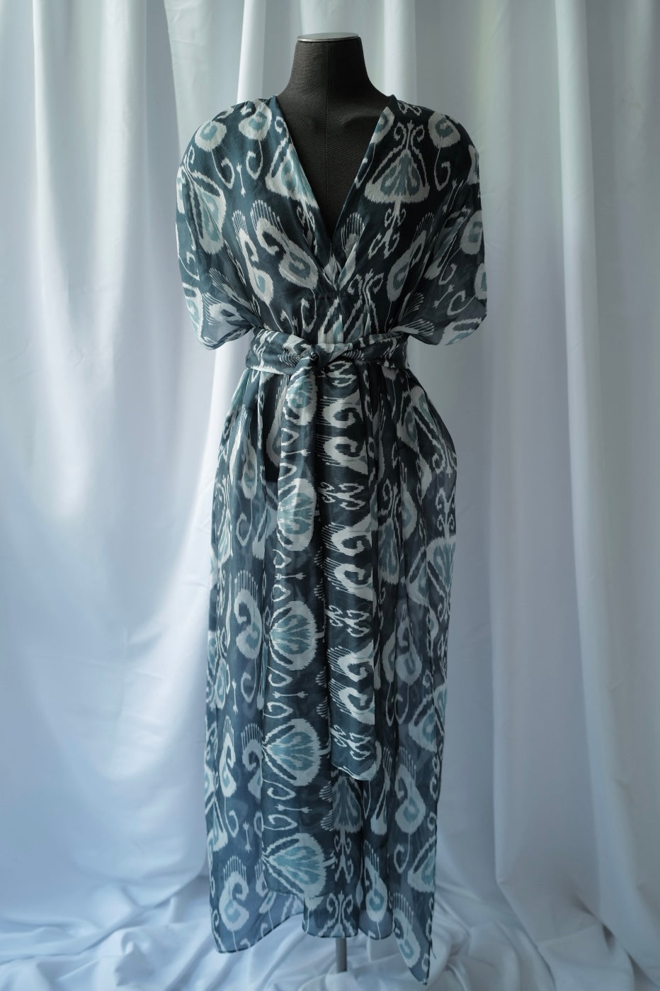 Silk Caftan Dress