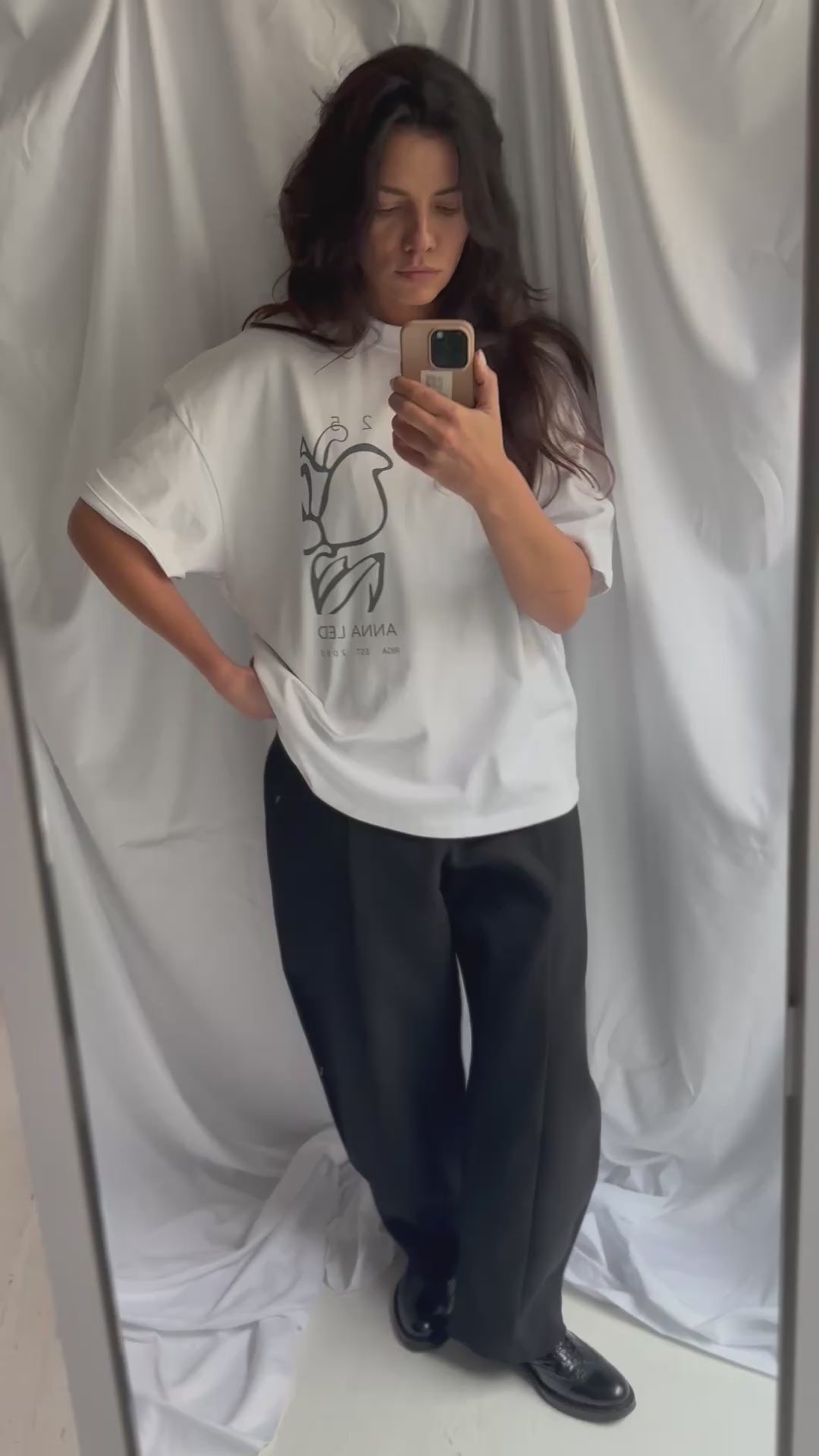 Brand Logo Oversized T-shirt IRIS 25