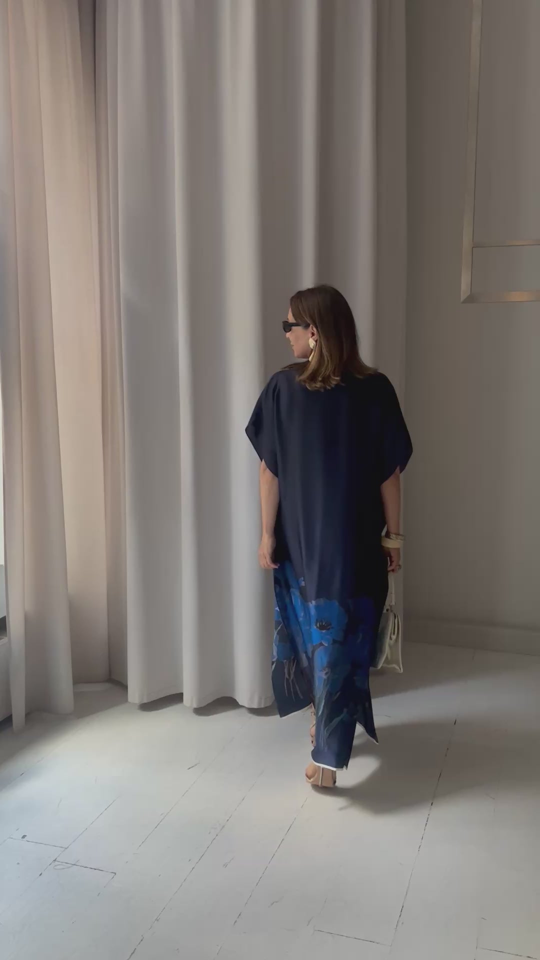 Silk Tunic with a Printed Hem COMO