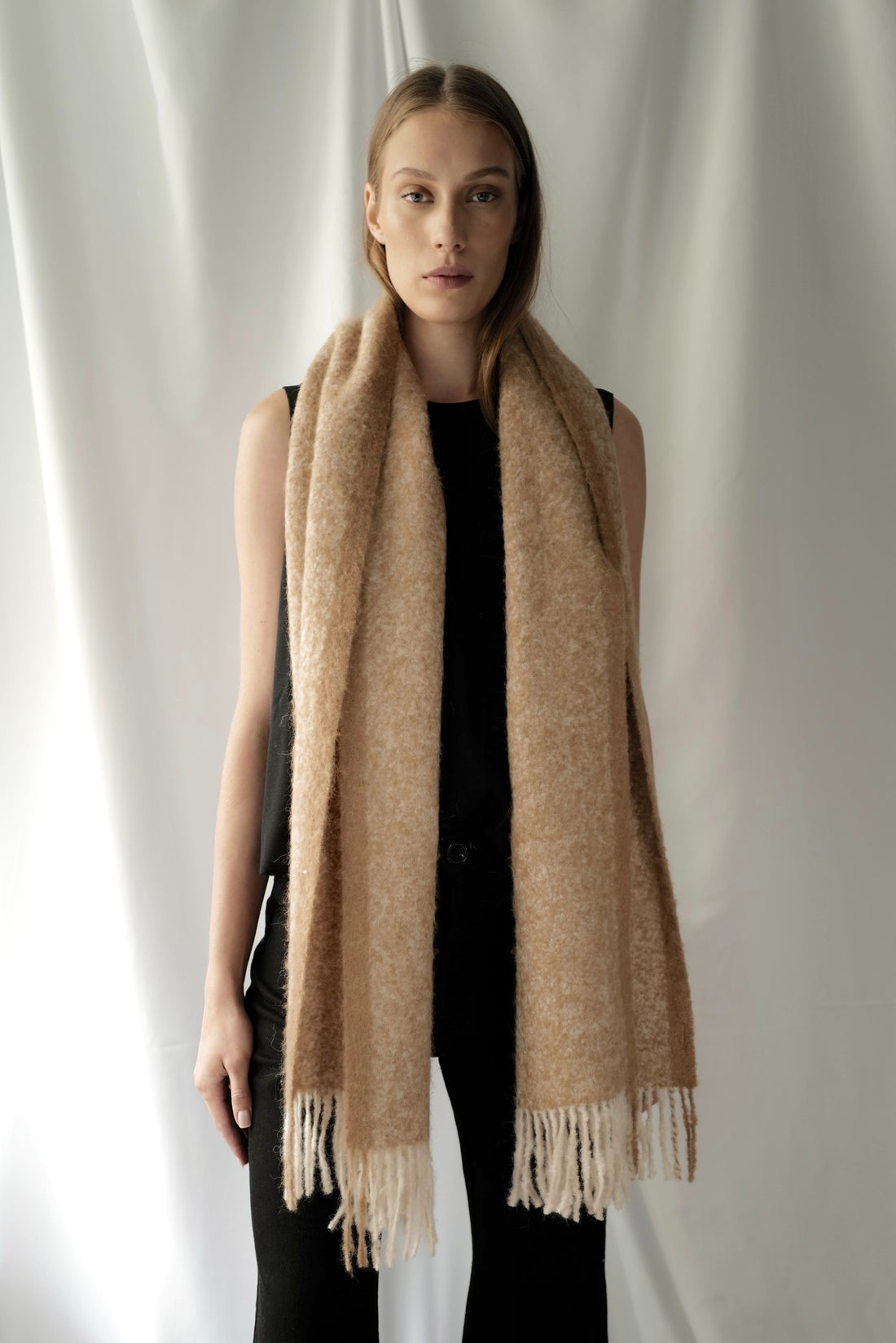 Alpaca Scarf Cammello AW25