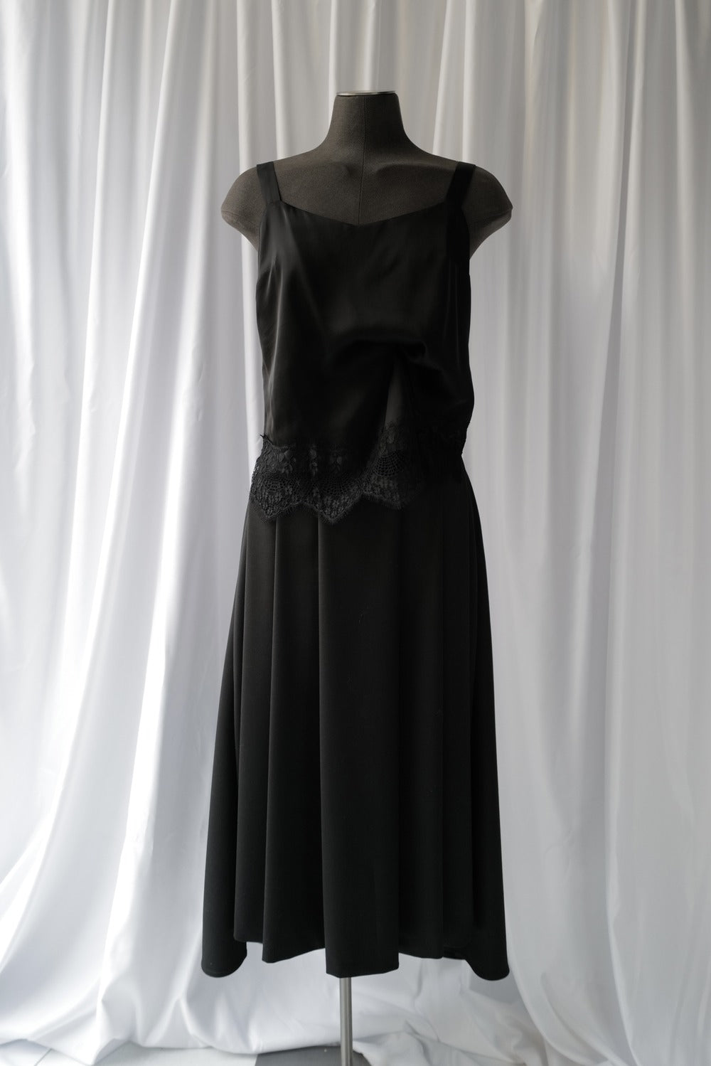 Midi Skirt With Front Pleats