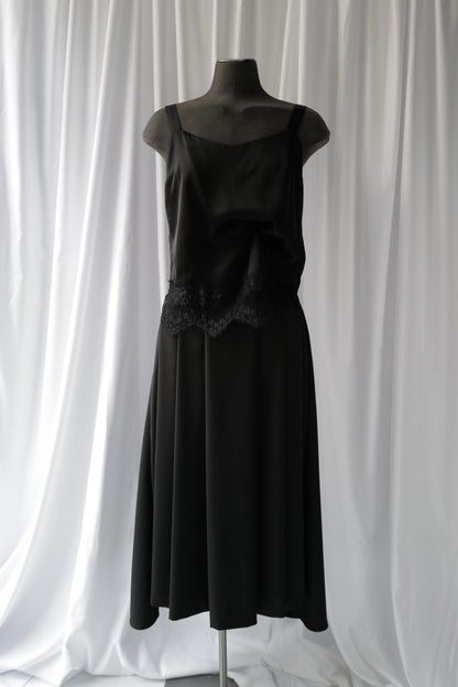 Midi Skirt With Front Pleats