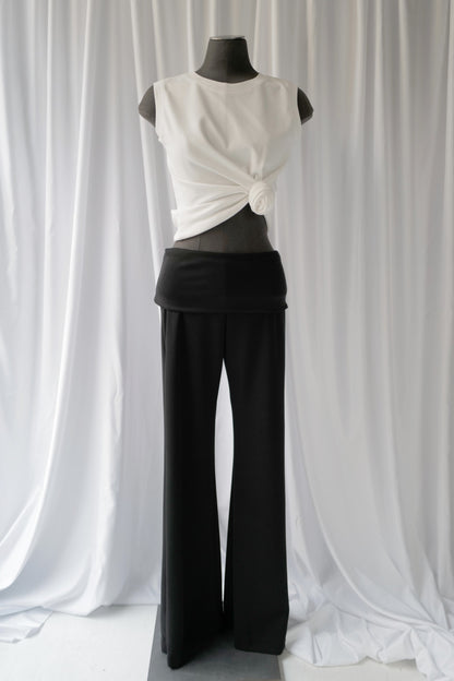Knit trousers with legging fit AW25