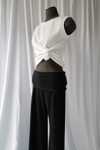 Knit trousers with legging fit AW25